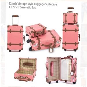 Eddas Ethos Vintage luggage & Cosmetic bag